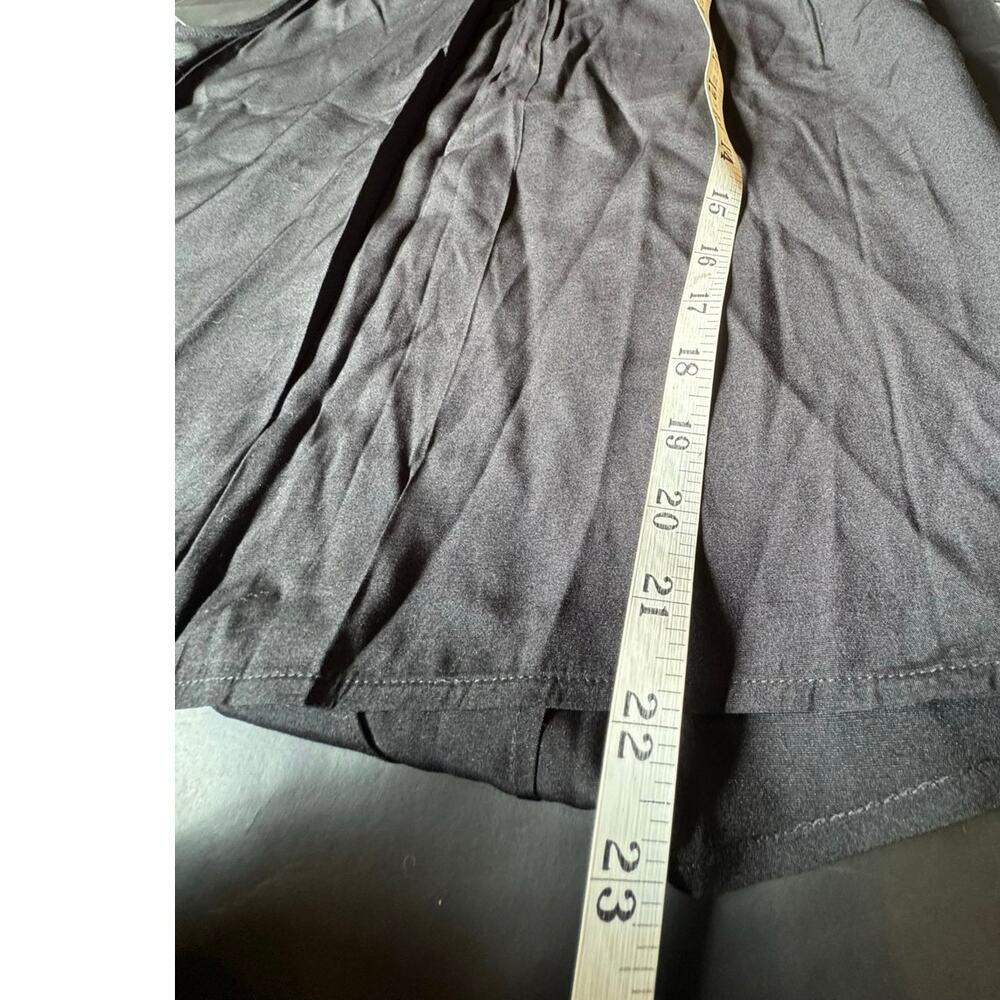 Karen Scott Black Sleeveless Button Front Blouse Women’s Medium NWT Collared Top - Picture 7 of 9